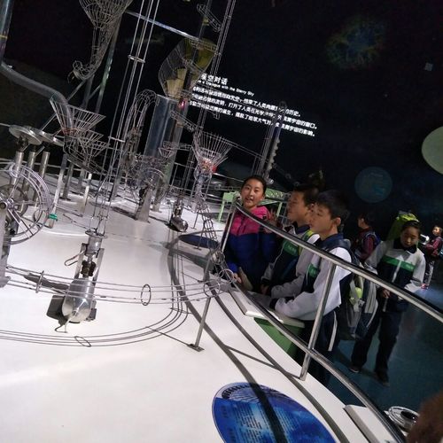 今天我们去了北京科技博物馆,我们每个人都非常兴奋,不知道今天会发生